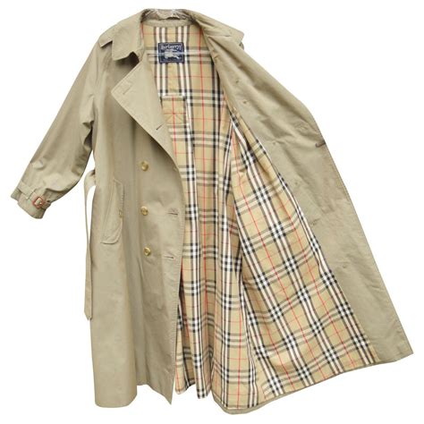 burberry trenchcoat herren 44 welche größe|Burberry trench coat eBay vintage.